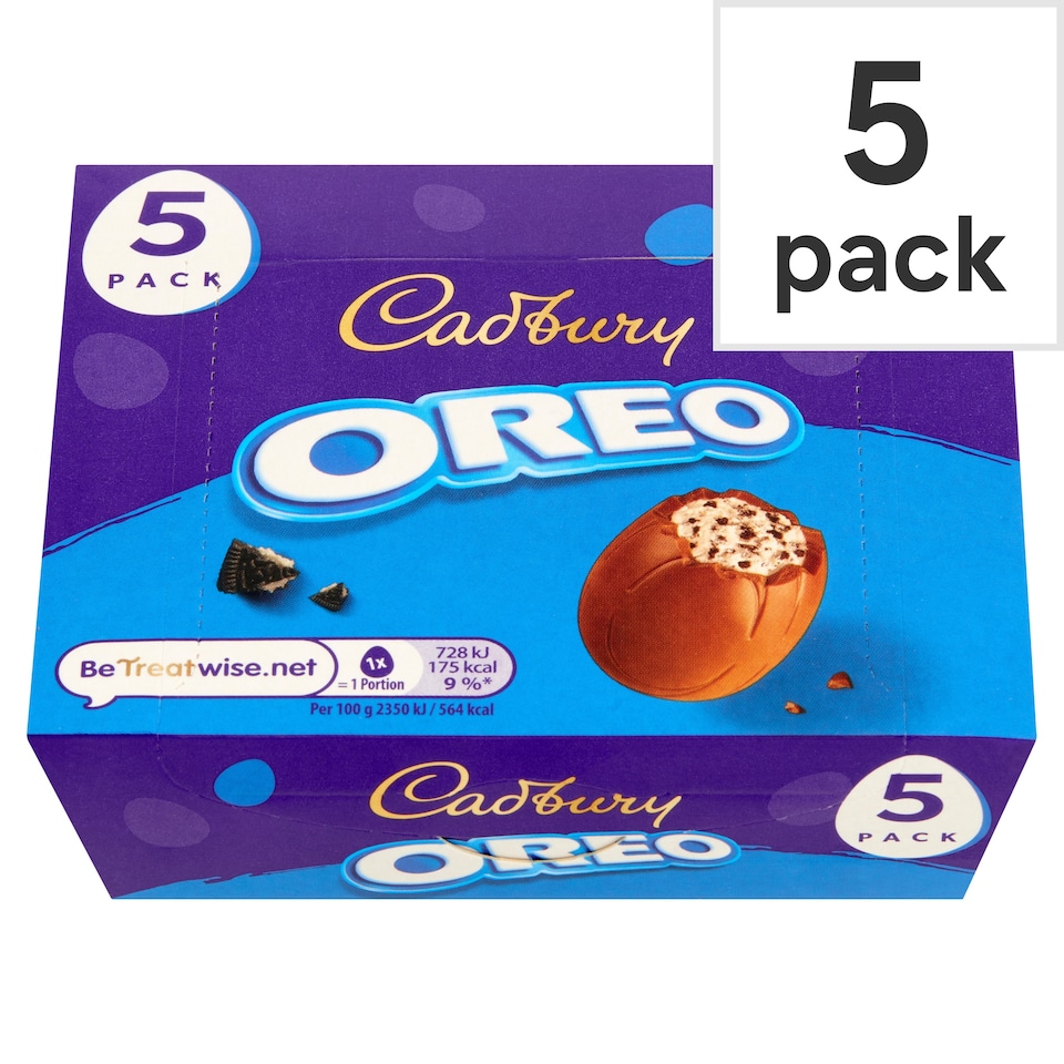 image 1 of Cadbury Oreo Chocolate Egg 5 x 31g