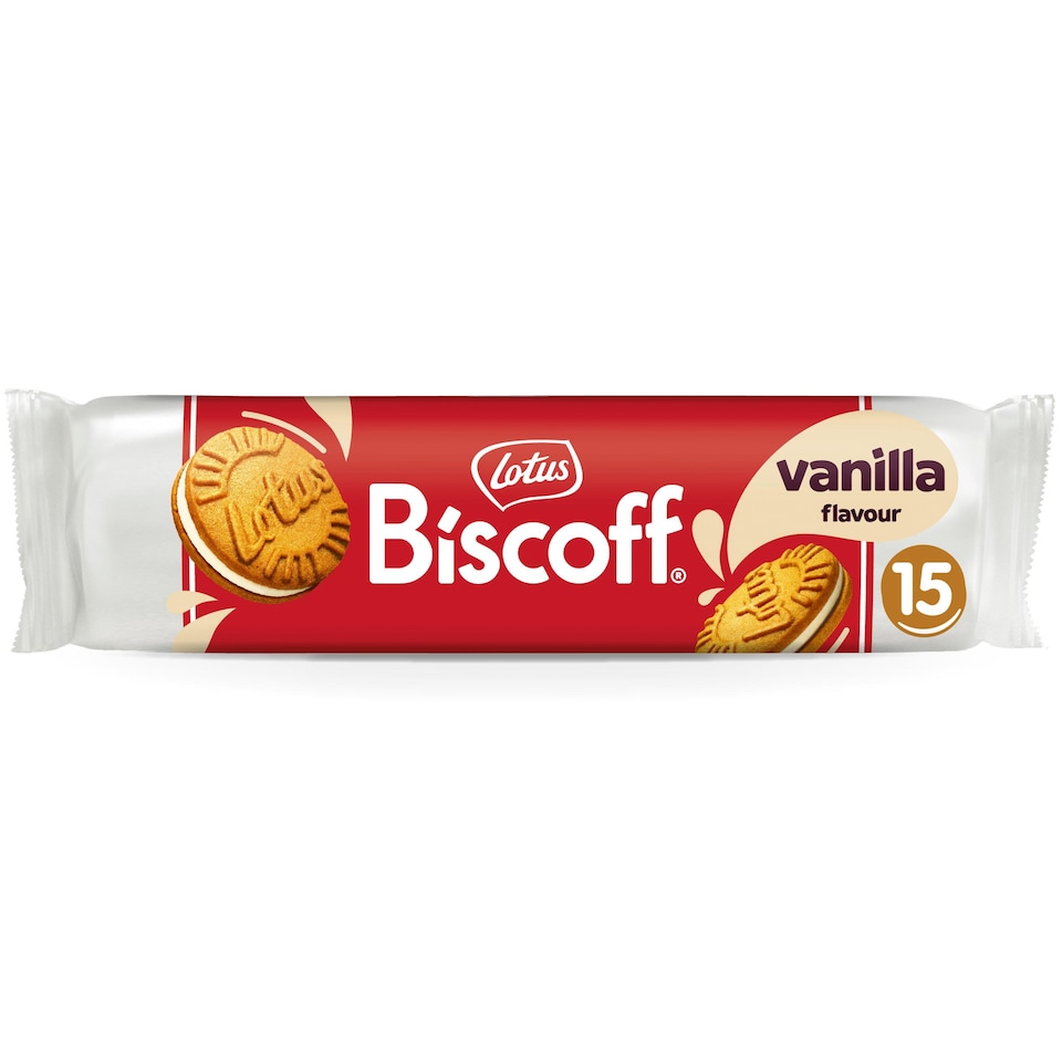 image 1 of Lotus Biscoff Sandwich Biscuits - Vanilla Flavour 150g