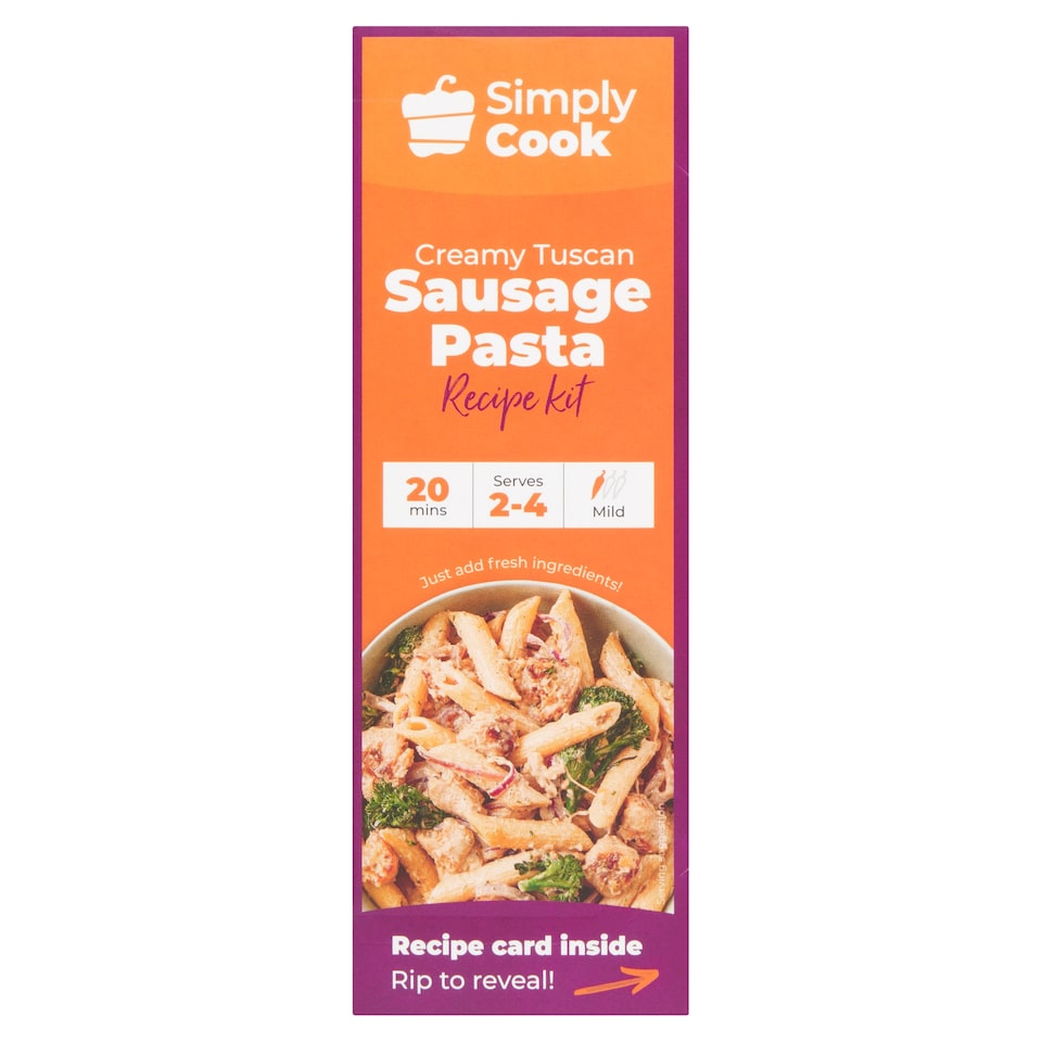 Simply Cook Creamy Tuscan Sausage Pasta R/Kit 40G
