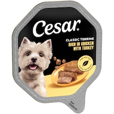 Cesar Classic Terrine Chicken & Turkey Dog Food 150G