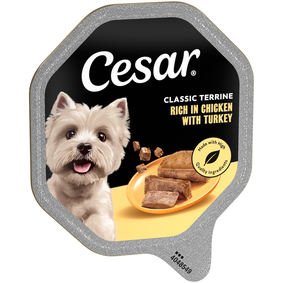 image 1 of Cesar Classic Terrine Chicken & Turkey Dog Food 150G