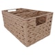 image 1 of F&F Home Natural 3 Section Storage Basket 