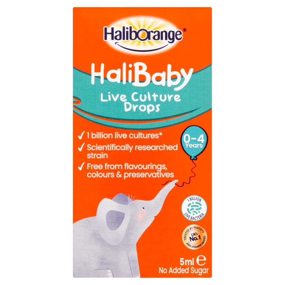 image 1 of Haliborange Halibaby Live Culture Baby Drops 5Ml