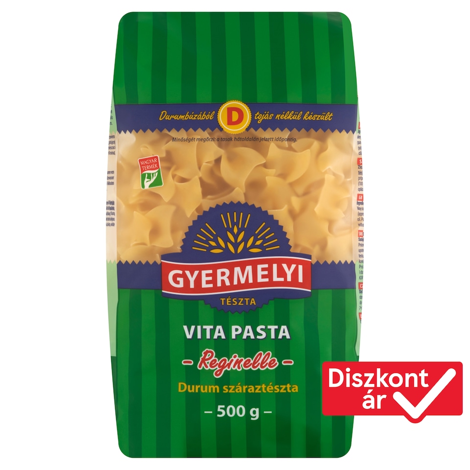Gyermelyi Vita Pasta Reginelle durum száraztészta 500 g