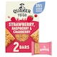 image 1 of Quaker Porridge To Go Strawberry Raspberry & Cranberry Bars 2X55G