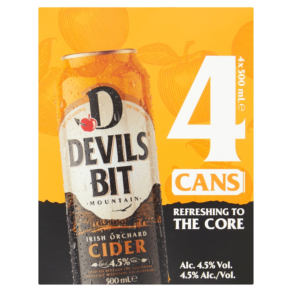 Devils Bit Mountain Irish Cider 4X500ml