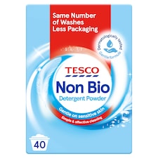 Tesco Non Bio. Detergent Powder 2.6Kg