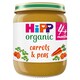 image 1 of Hipp Organic Carrot & Peas Baby Food 4+ Month 125G