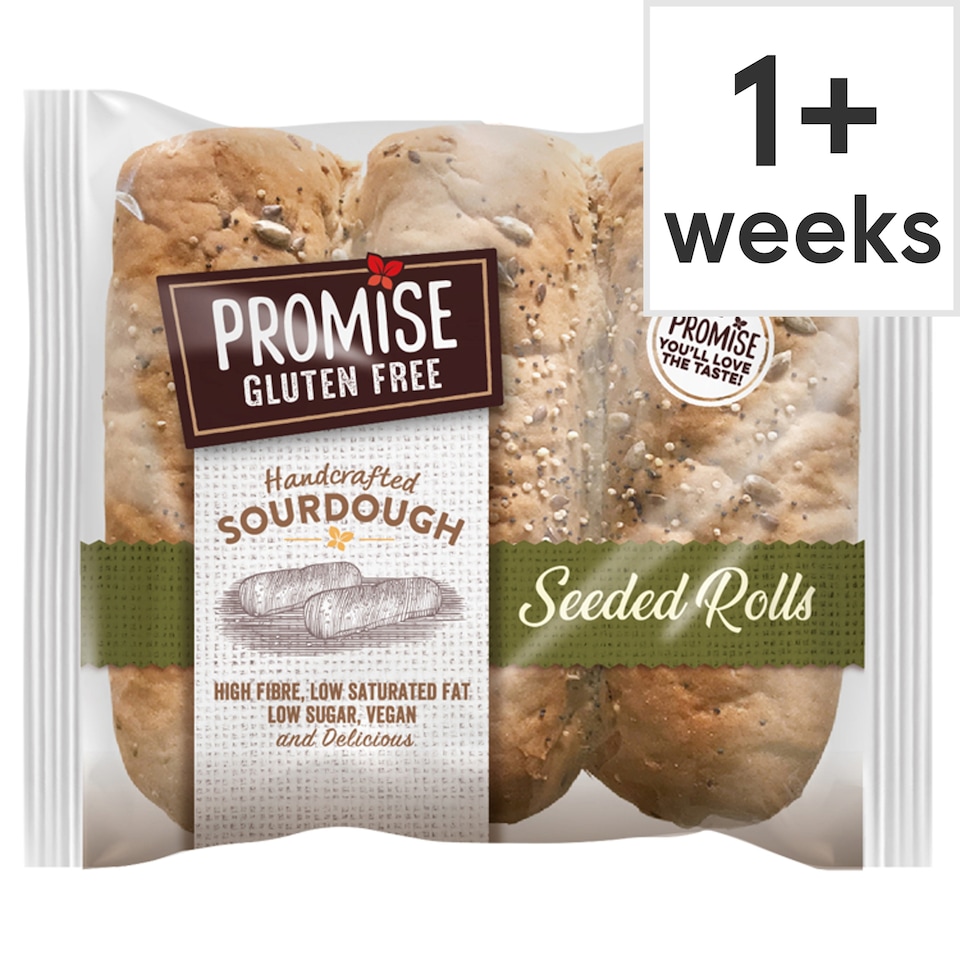 Promise Gluten Free Sourdough Seeded Rolls 3 Pack 210G