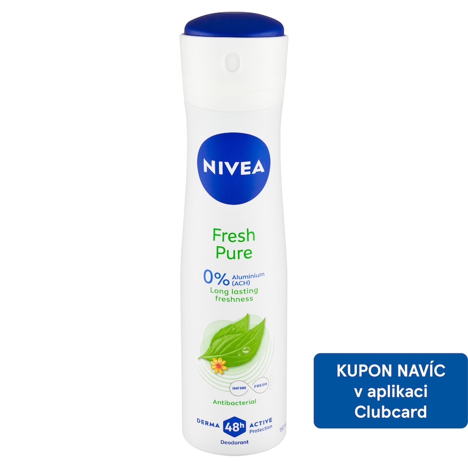 Obrázek 1 pro produkt Nivea Fresh Pure Sprej deodorant 150ml