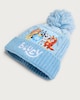 image 2 of Bluey 2-Piece Best Buddies Knitted Hat and Gloves Set in Blue