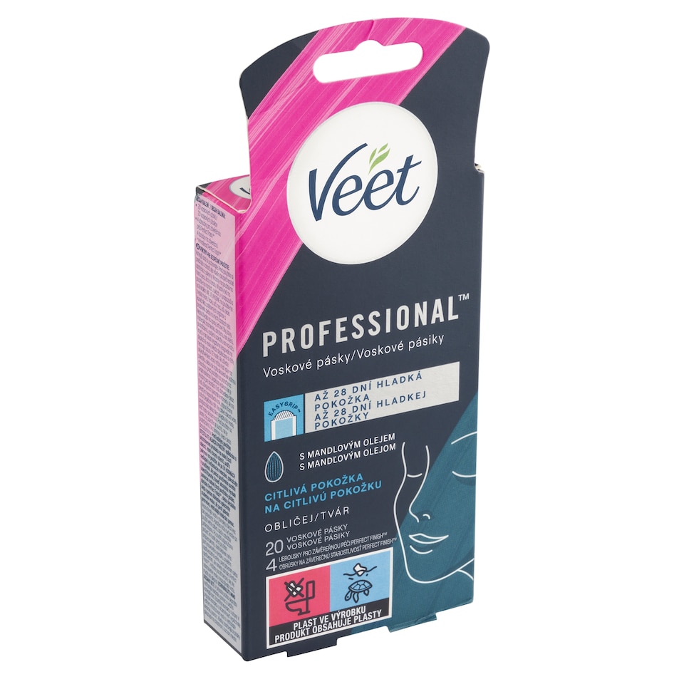 image 1 of Veet Professional Wax Strips Face 20 pcs