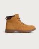image 1 of F&F Lace Up Worker Ankle Boots in Tan
