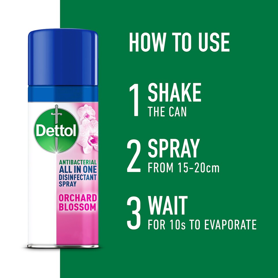 image 1 of Dettol All-in-One Antibacterial Spray Orchard Blossom 500ml