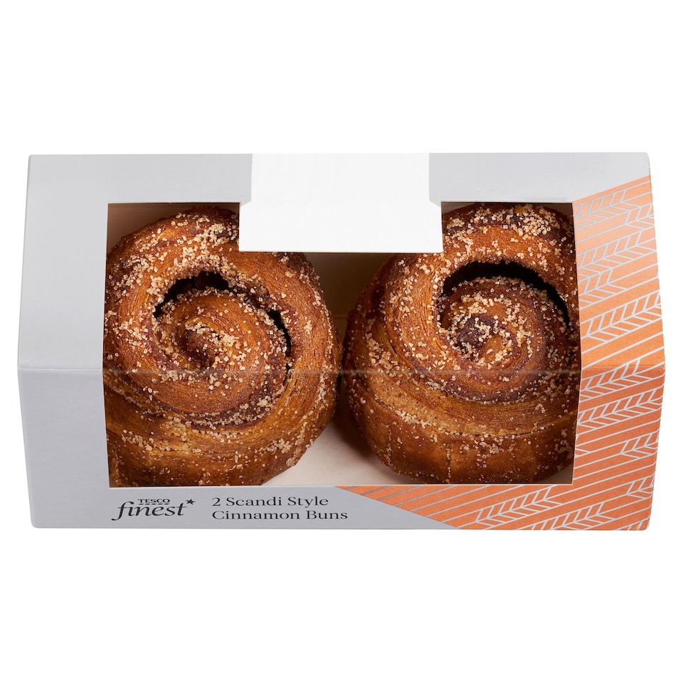 image 1 of Tesco Finest Scandi Style Cinnamon Buns 2 Pack