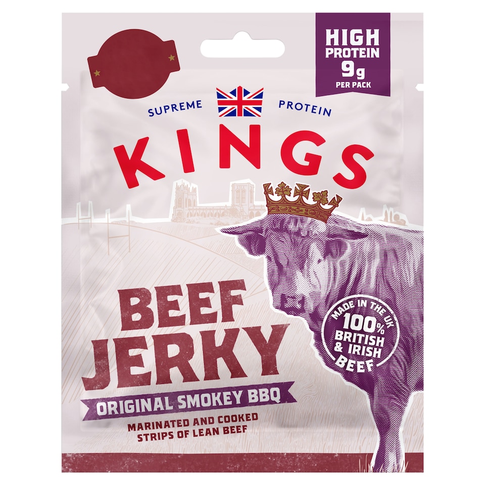 Kings Beef Jerky Original Smokey BBQ 25g 
