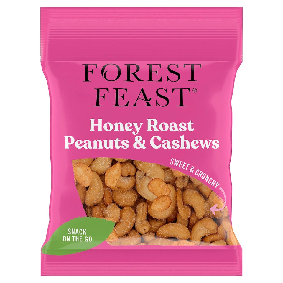 Forest Feast Honey Roast Peanuts And Cashews 55G