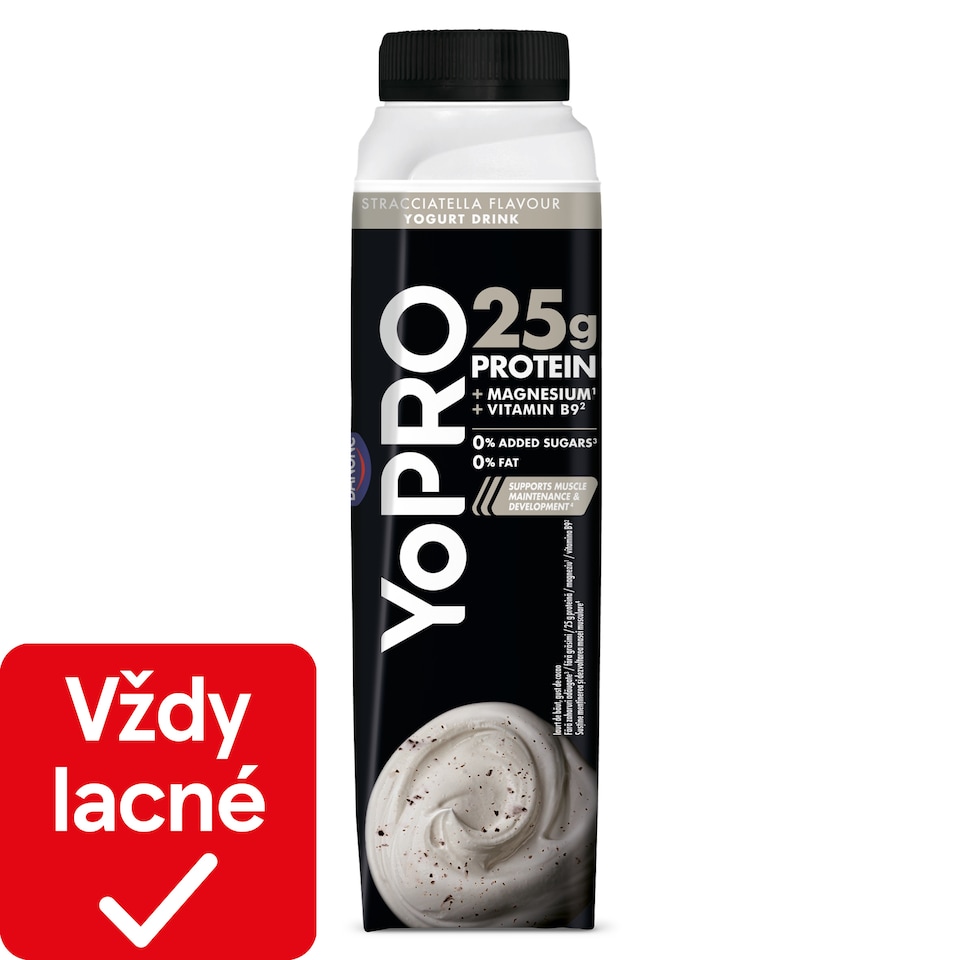 YoPRO jogurtový nápoj s príchuťou stracciatella 300g