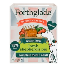 Forthglade Grain Free British Classics Lamb Shepherds Pie Adult Dog Food 395g