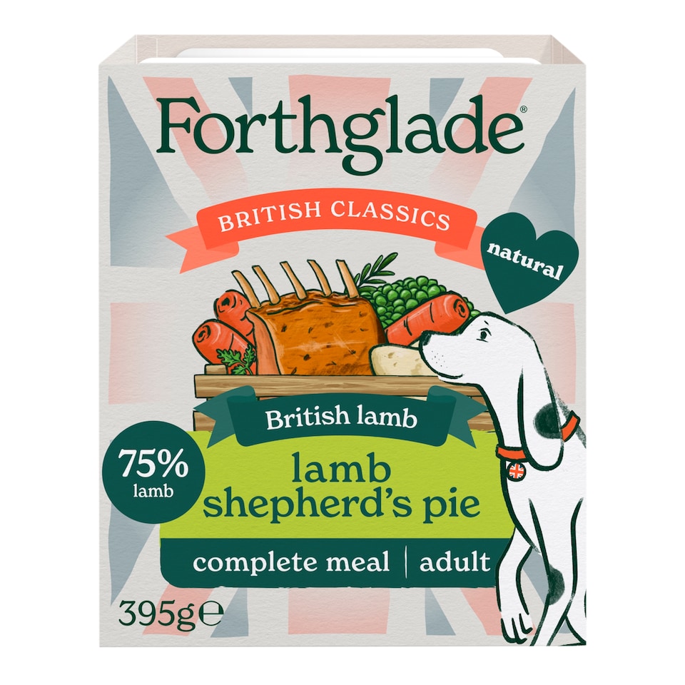 image 1 of Forthglade Grain Free British Classics Lamb Shepherds Pie Adult Dog Food 395g