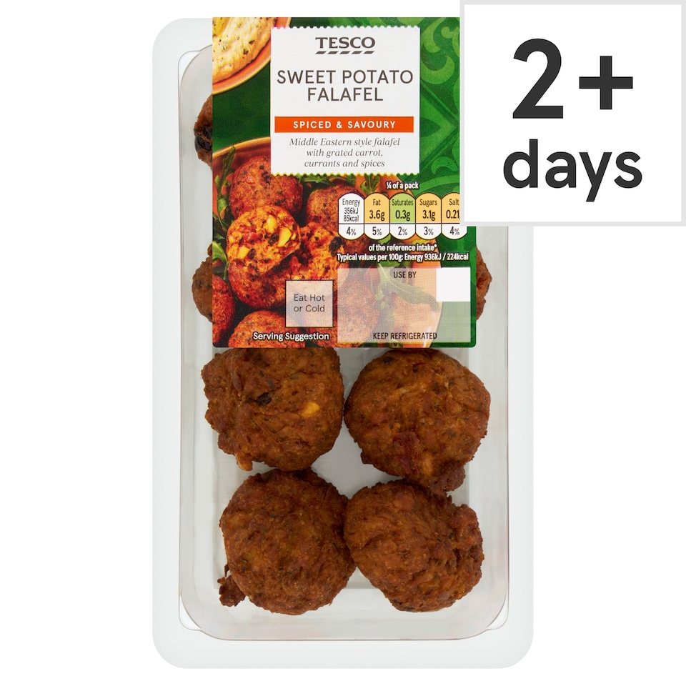 TESCO Sweet Potato Falafels 152g