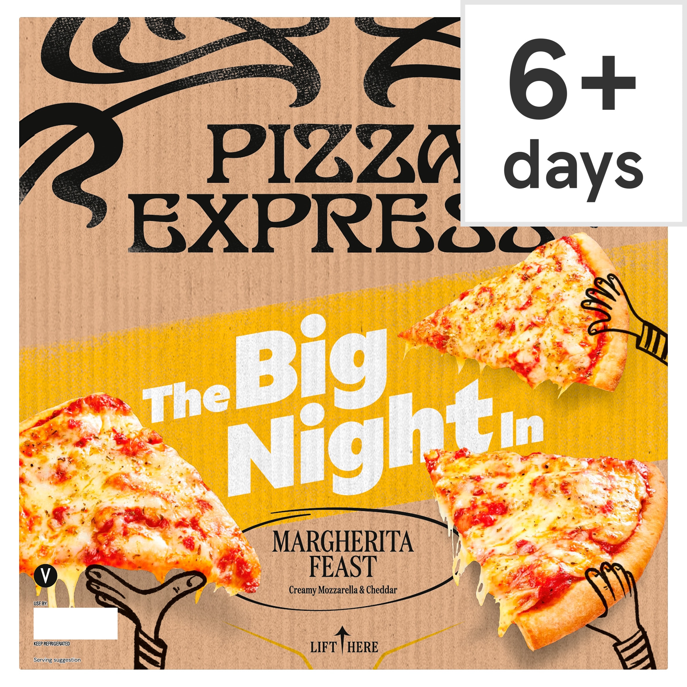 Pizza Express The Big Night In Margherita Feast 550g
