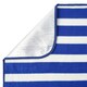 image 3 of Tesco Blue Stripe Picnic Rug