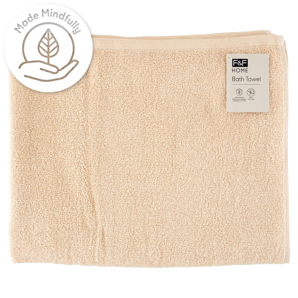 F&F Home Taupe Basic törülköző 70 cm x 120 cm