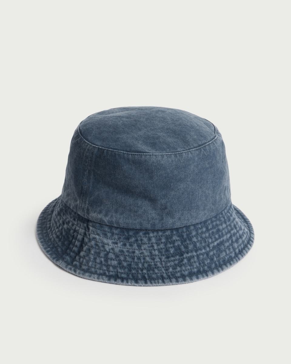 F&F Pure Cotton Bucket Hat in Navy