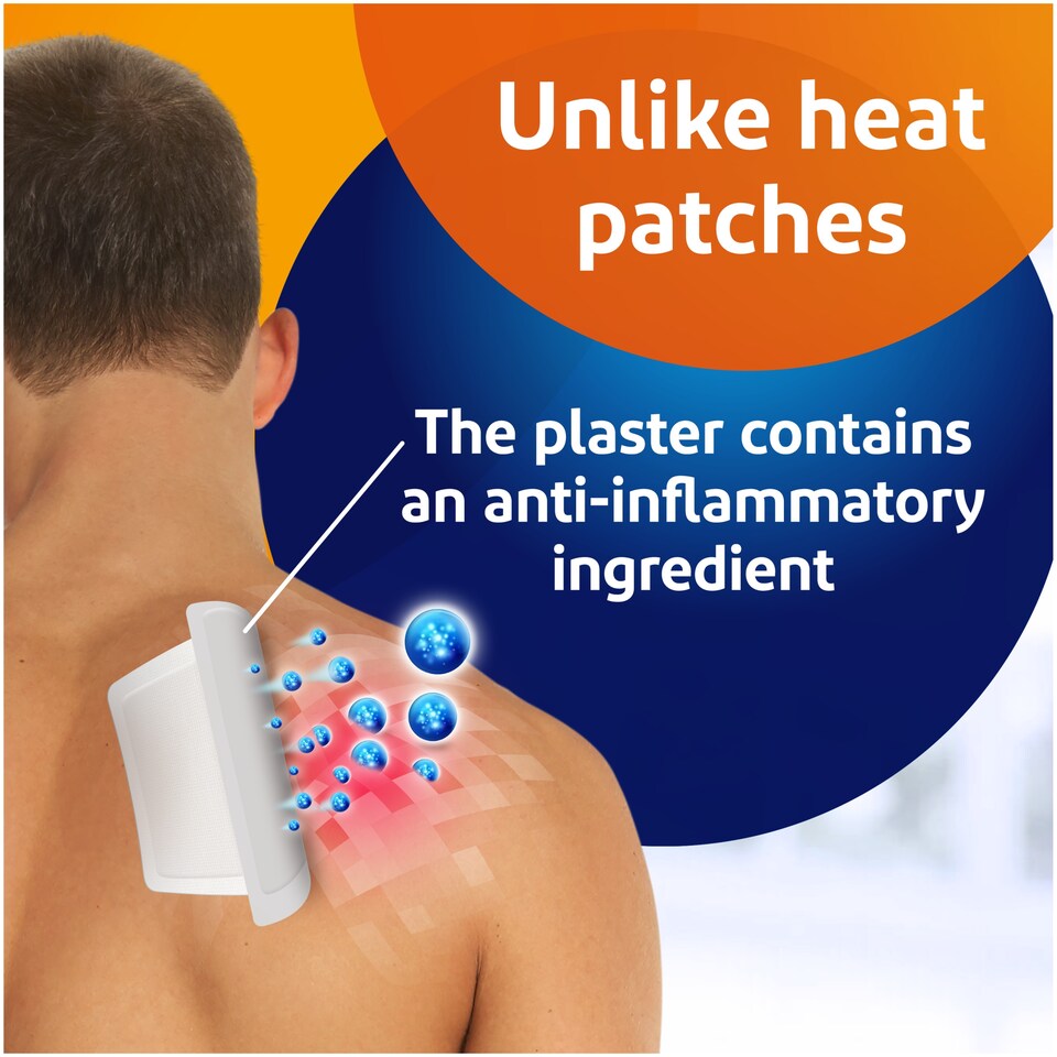 image 1 of Voltarol Muscle Pain Relief 140mg Medicated Plaster 5 Pack P