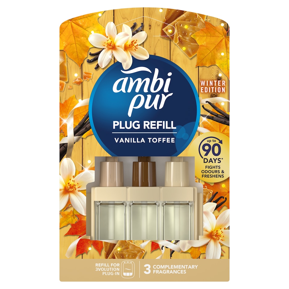 Ambi Pur 3Volution Elektromos Légfrissítő-Utántöltő Vanilla Toffee 20 ml