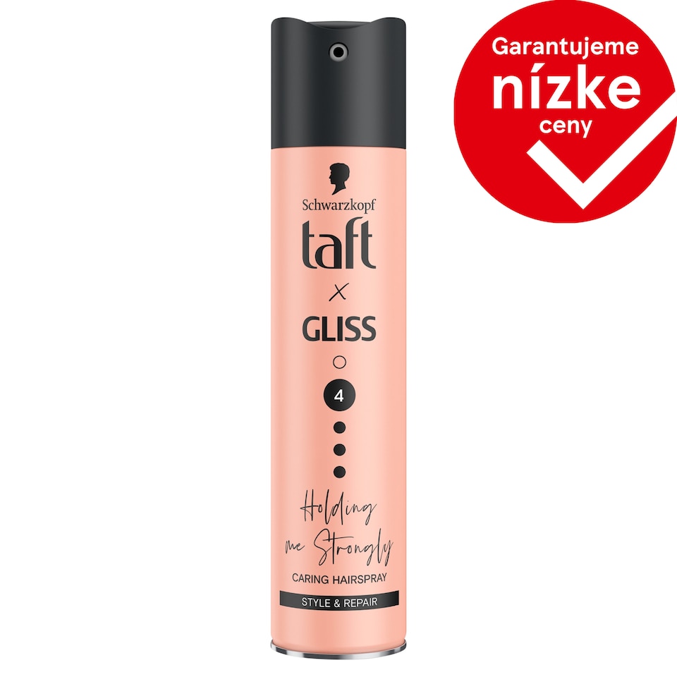 Schwarzkopf Taft x Gliss ošetrujúci lak na vlasy pre všetky typy vlasov 250 ml