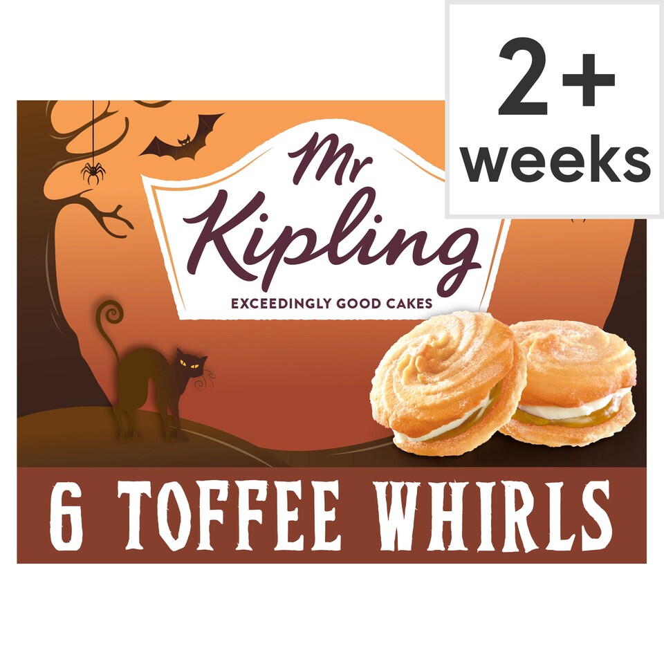 Mr Kipling Toffee Whirls 6 Pack