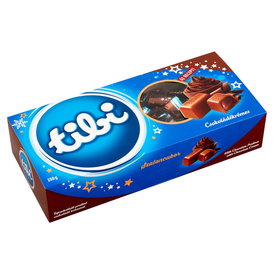 Tibi csokoládé praliné csokoládés krémmel szaloncukor 280 g