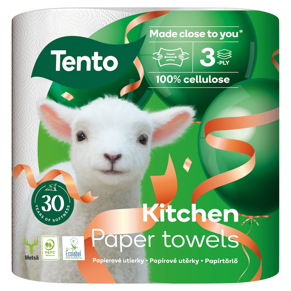 obrázok 1 z Tento Kitchen papierové utierky 3 vrstvy 2 kotúče