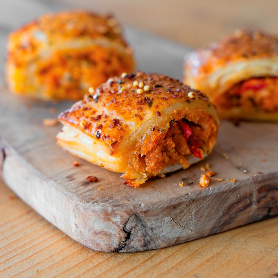 image 1 of Higgidy Feta & Red Pepper Mini Rolls 160G