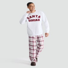 F&F Santa Squad Matching Family Christmas Pyjamas in Grey Marl