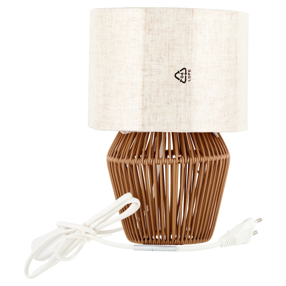 F&F Home Small Rattan Lamp