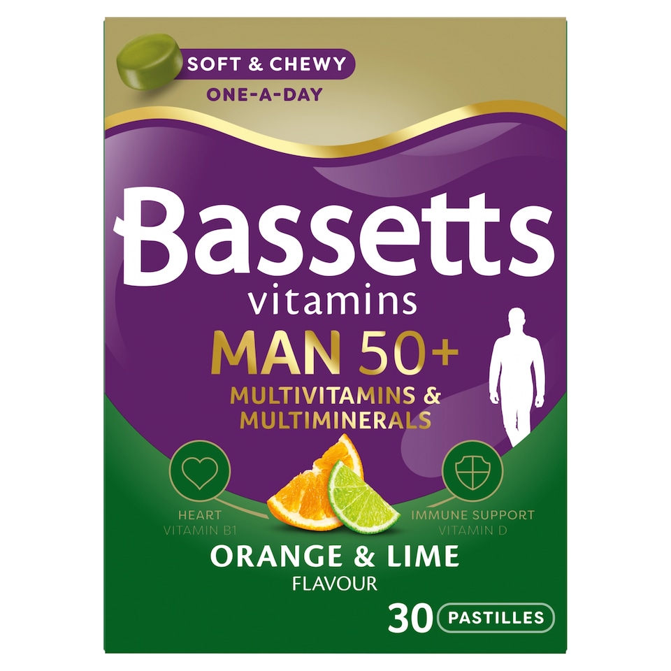 image 1 of Bassetts Vitamins Man 50+ 30 Pack