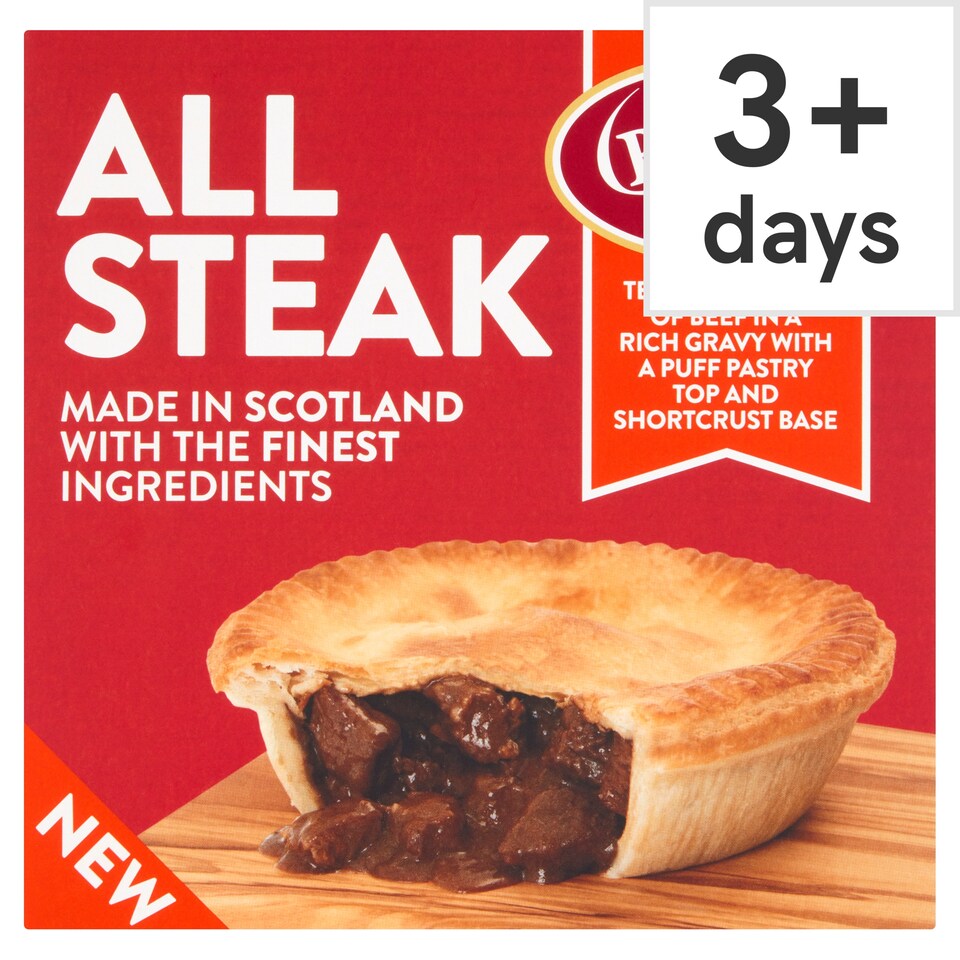 Bells All Steak Pie 500G