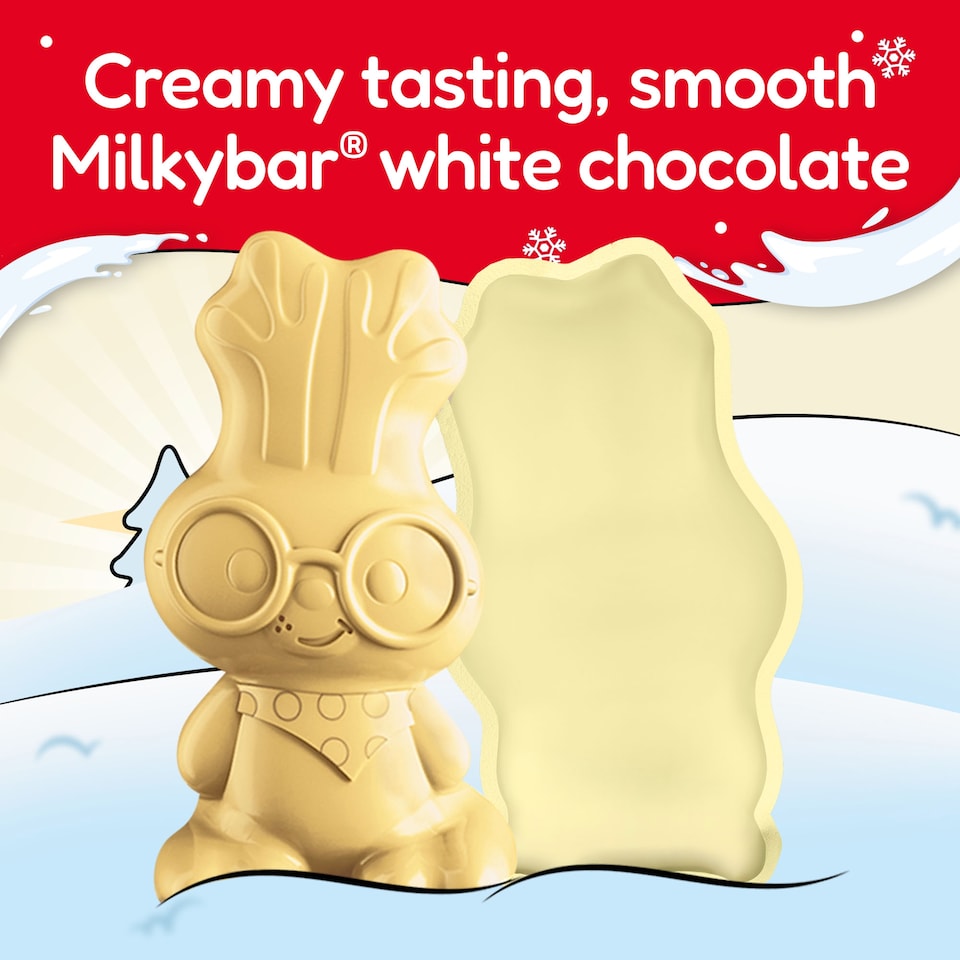 image 1 of Milkybar White Chocolate Christmas Reindeer 44G