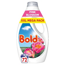 Bold Washing Liquid Pink Blossom 72 Washes 2232ml