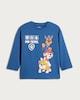 image 4 of Paw Patrol Pure Cotton Long Sleeve T-Shirt in Blue