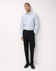 image 2 of F&F Pure Cotton Striped Slim Fit Shirt in Multi White