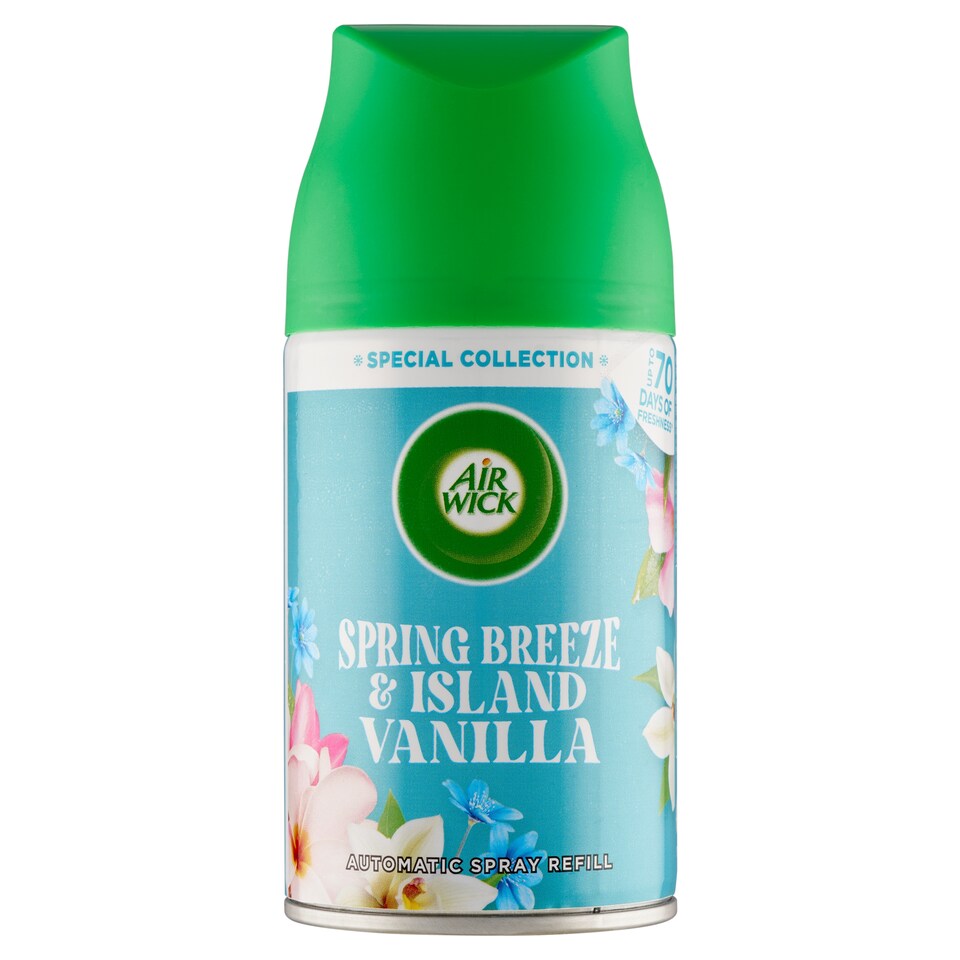 image 1 of Air Wick Freshmatic Automatic Spray Refill Spring Breeze & Island Vanilla 250ml
