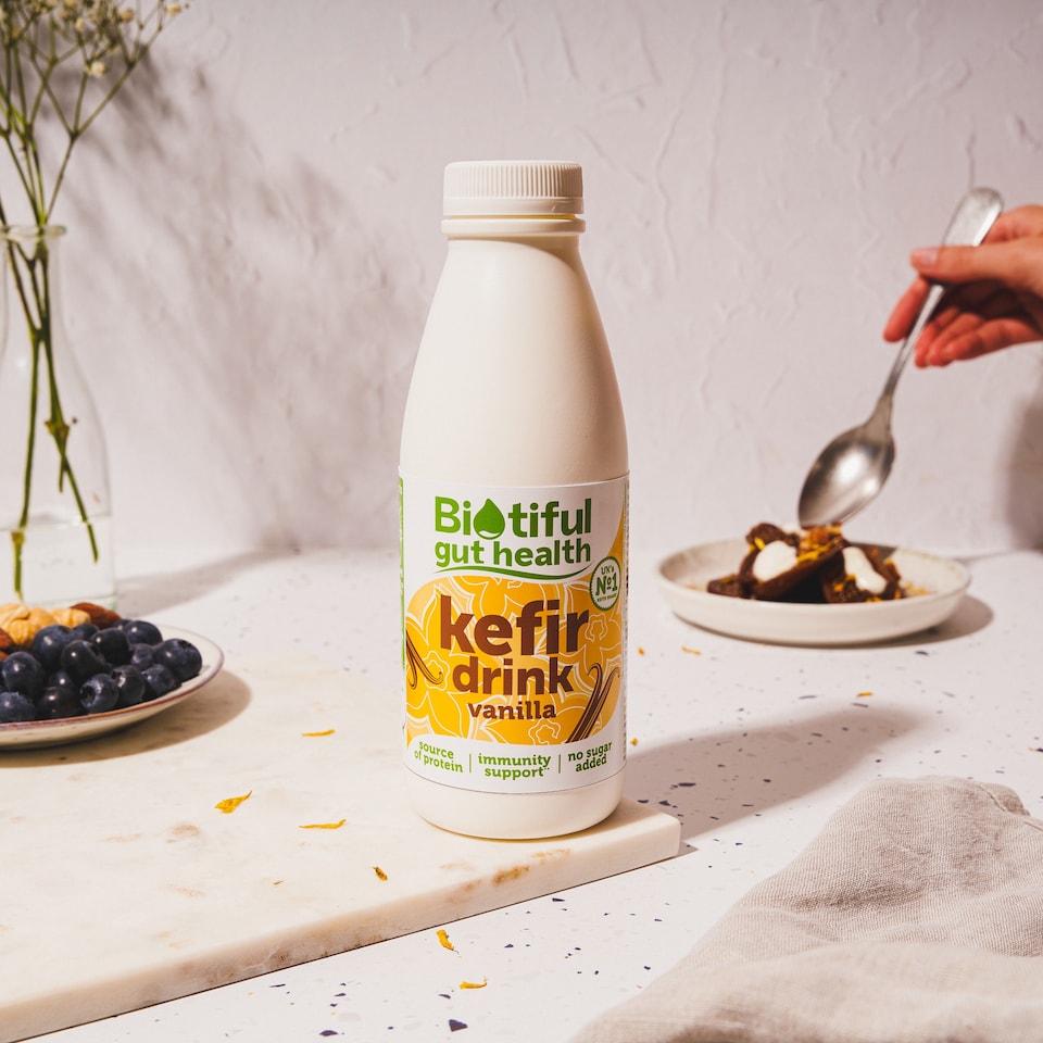 image 1 of Biotiful Gut Health Kefir Milk Drink Vanilla 500ml