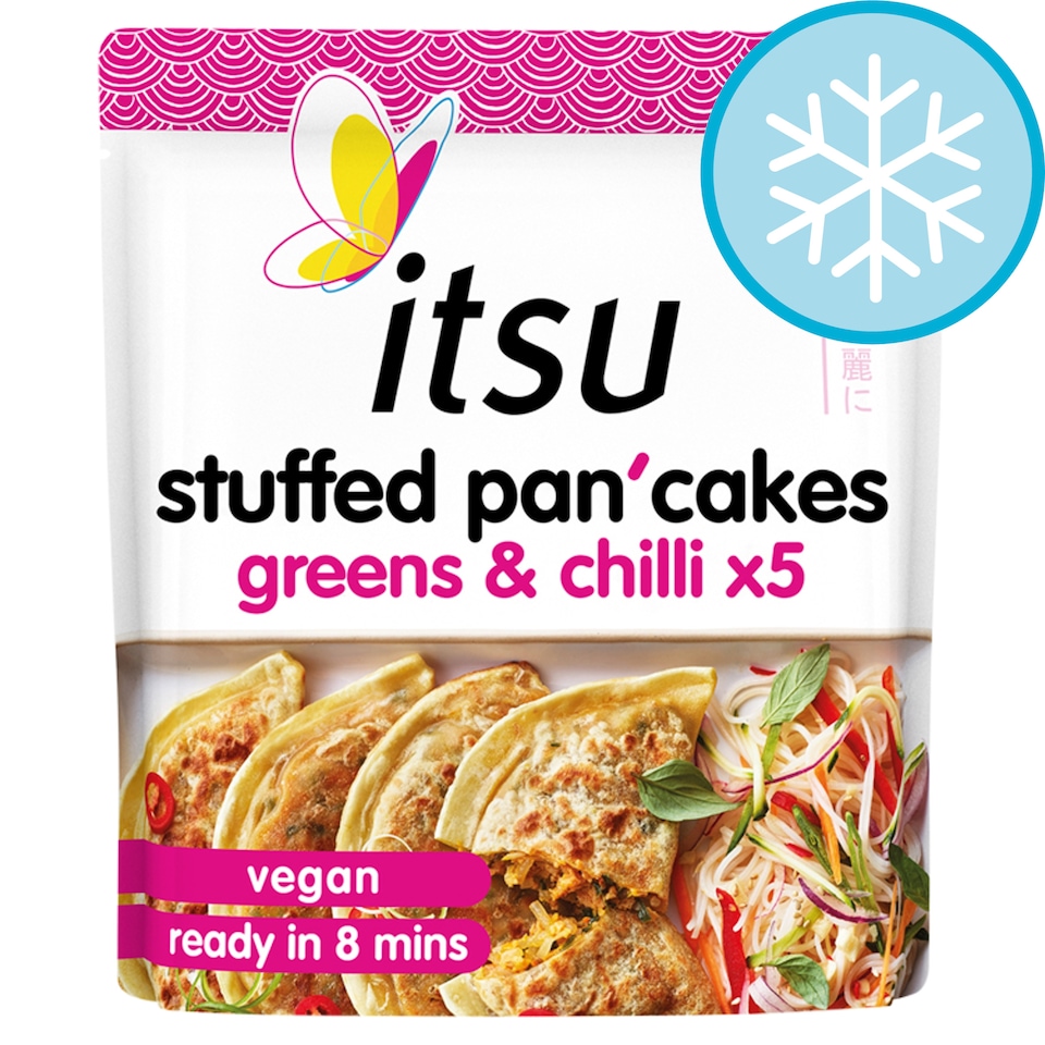 image 1 of Itsu Greens & Chilli Stuffed Pancakes 350G