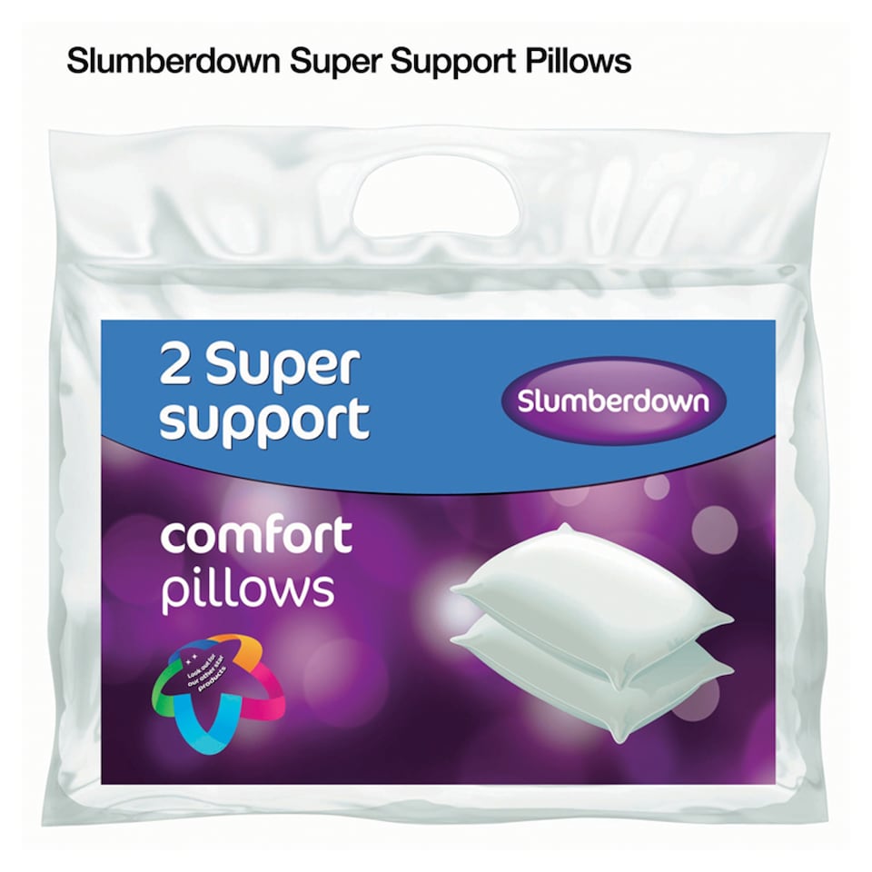 Slumberdown Super Support Pillow Pair
