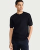 image 3 of F&F Pure Cotton Knitted T-Shirt in Navy