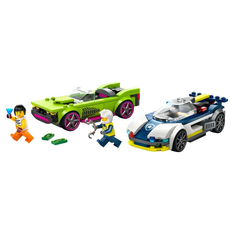obrázok 1 z LEGO City 60415 Naháňačka policajného auta a športiak